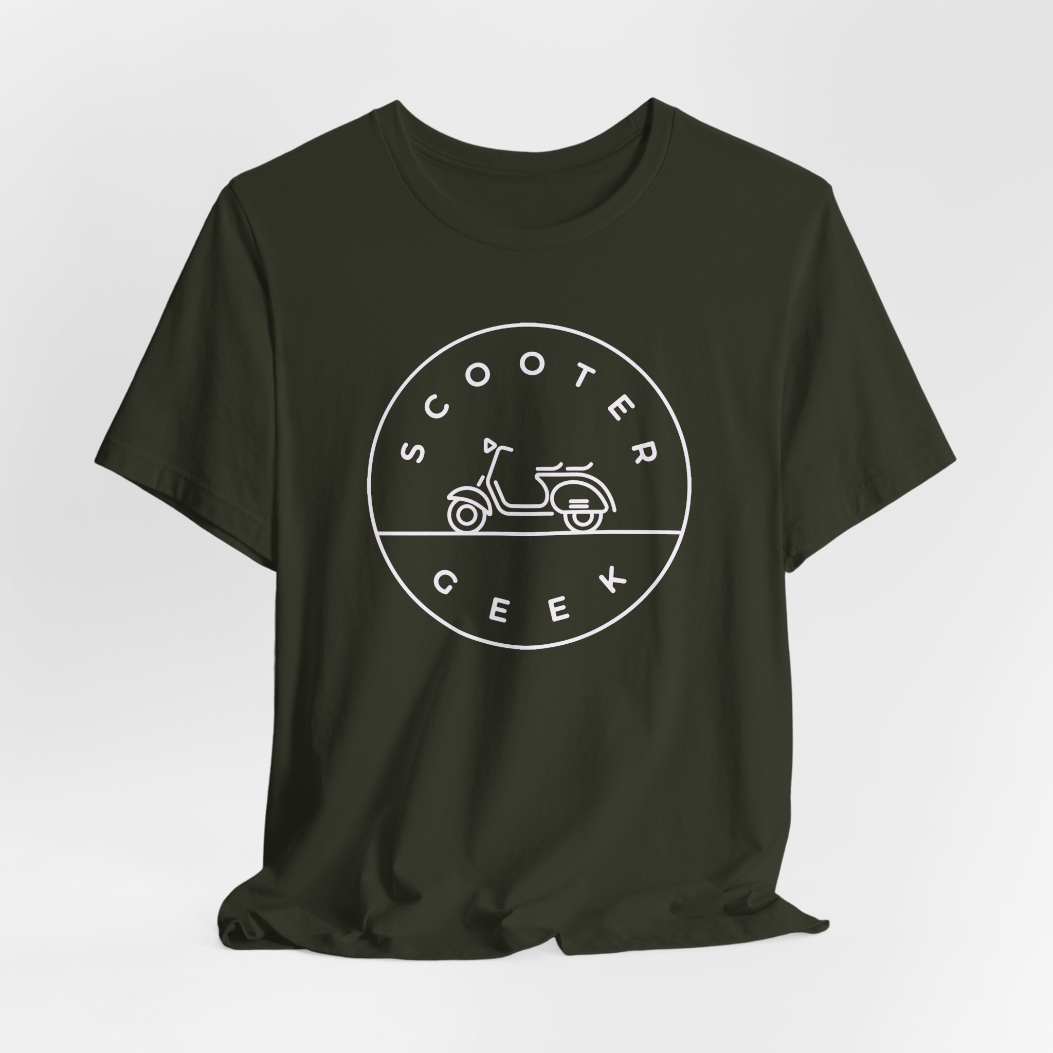 Vespa - Scooter Geek Unisex Jersey Short Sleeve T-Shirt - Image 12